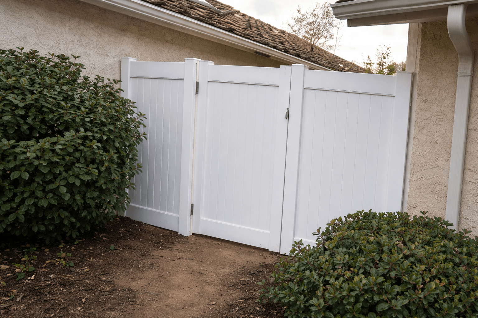 Contemporary Wood Fence Design